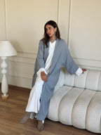 Grey Thick Kimono