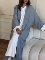 Grey Thick Kimono