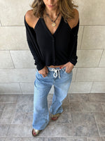 Black Two Way Top