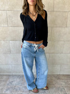 Black Two Way Top