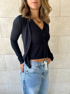 Black Two Way Top