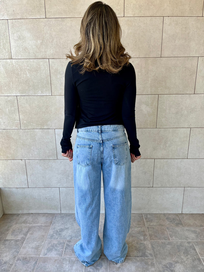 Black Two Way Top