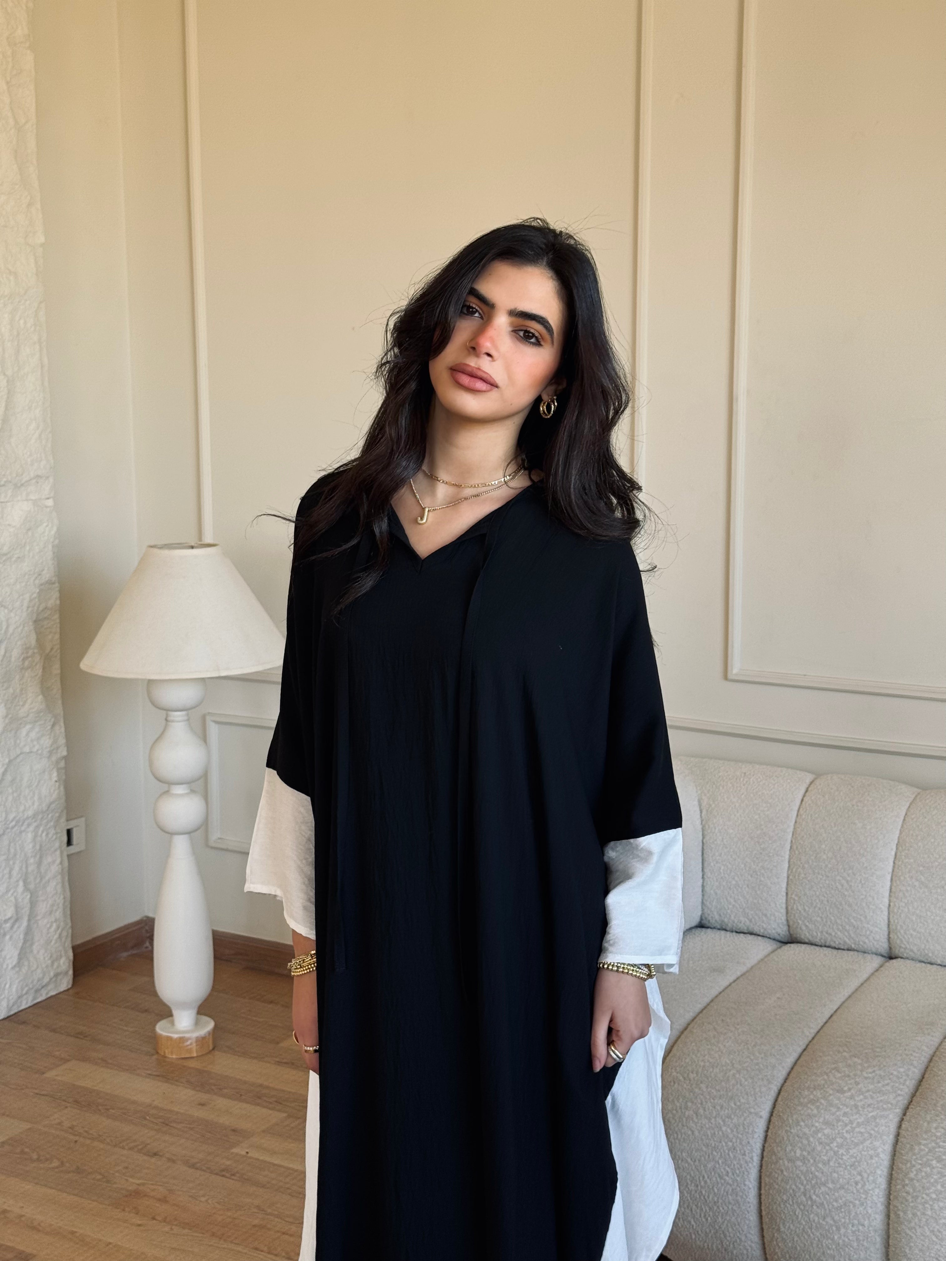 Black Monaco Easy Dress