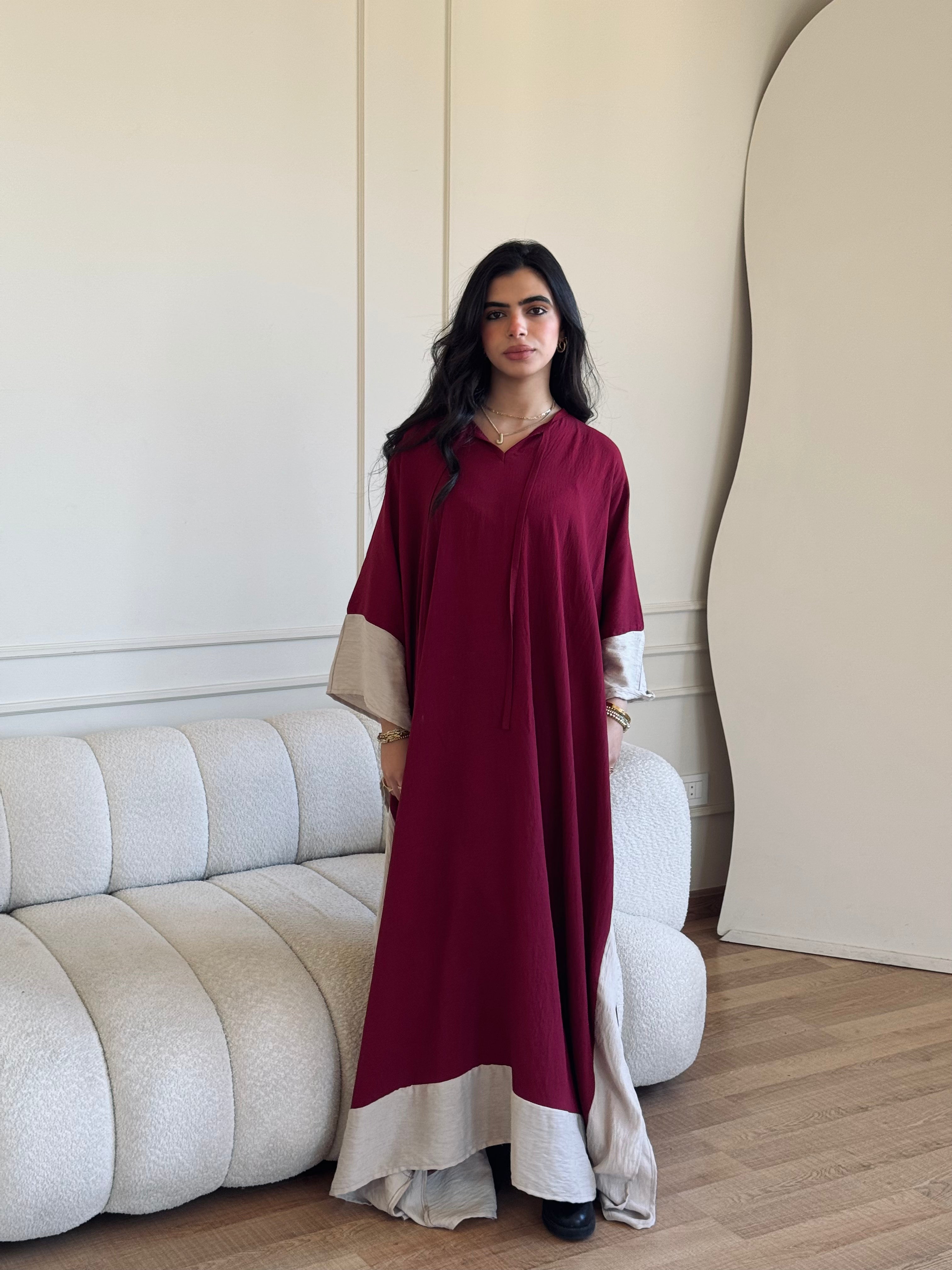 Burgundy Monaco Easy Dress