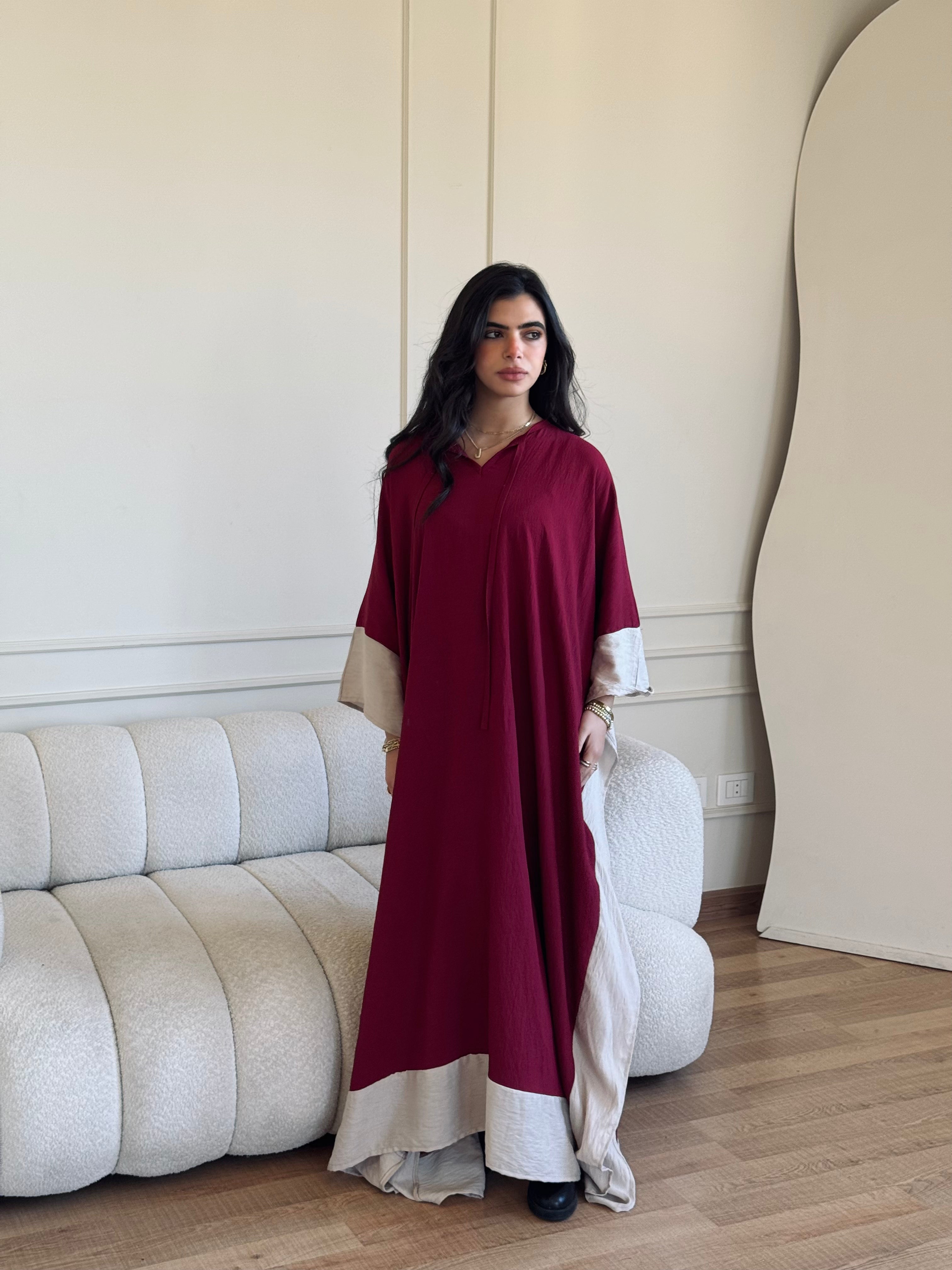 Burgundy Monaco Easy Dress