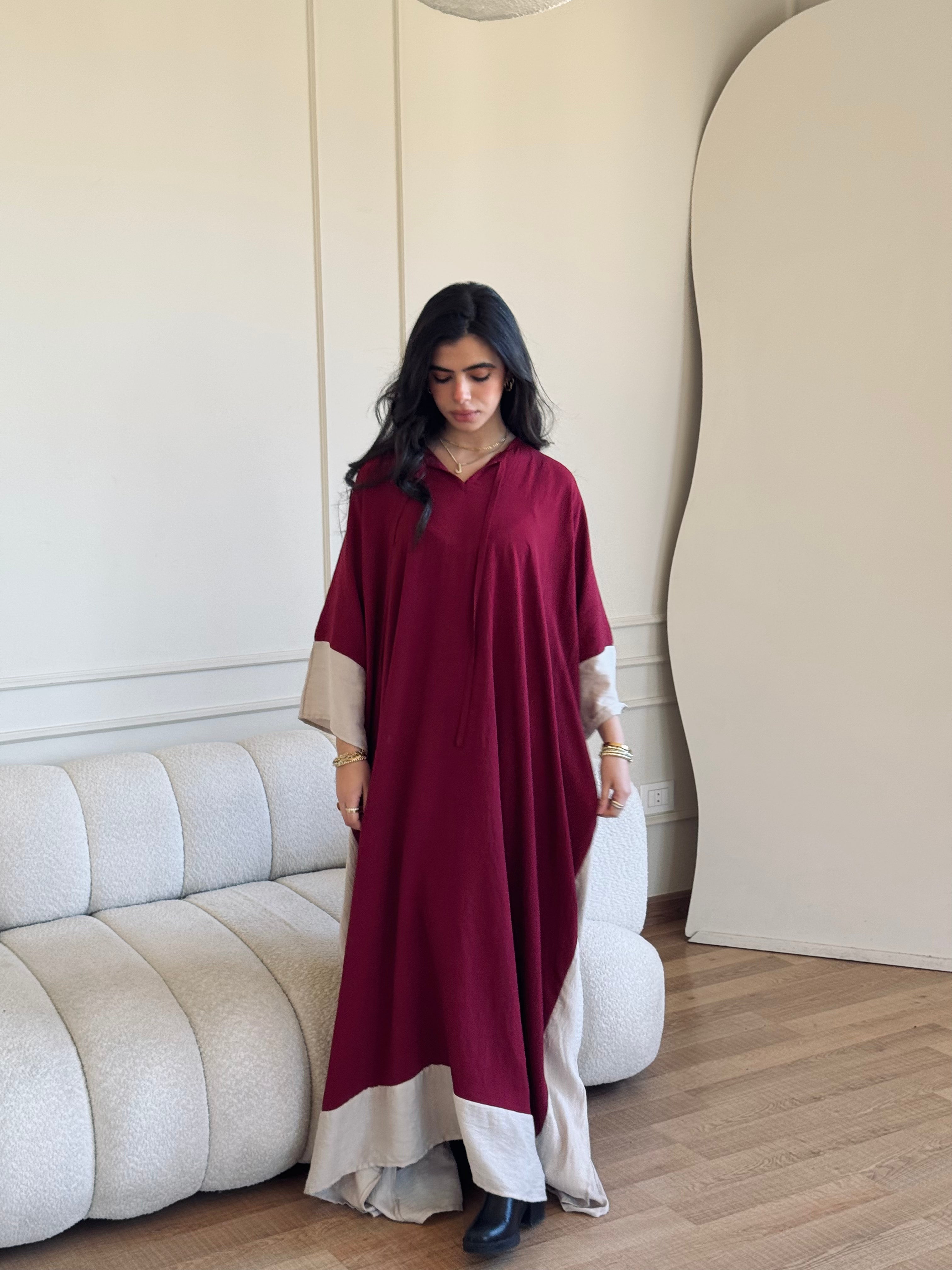 Burgundy Monaco Easy Dress