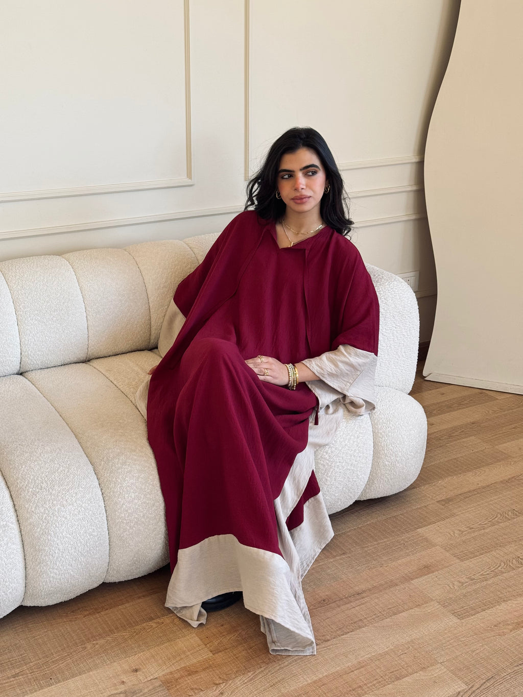 Burgundy Monaco Easy Dress