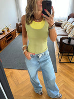 Lime & Yellow 130 Double Layer Top