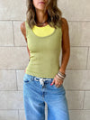 Lime & Yellow 130 Double Layer Top