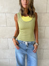 Lime & Yellow 130 Double Layer Top