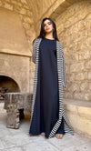 Black Stripes Knit Cardigan