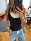Black & White 130 Double Layer Top
