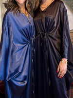 Black Shimmery Nubian Kaftan
