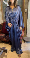 Navy Shimmery Nubian Kaftan