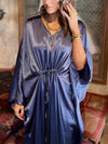 Navy Shimmery Nubian Kaftan