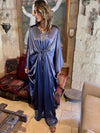 Navy Shimmery Nubian Kaftan