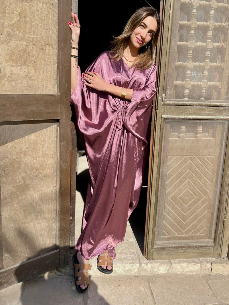 Blush Shimmery Nubian Kaftan
