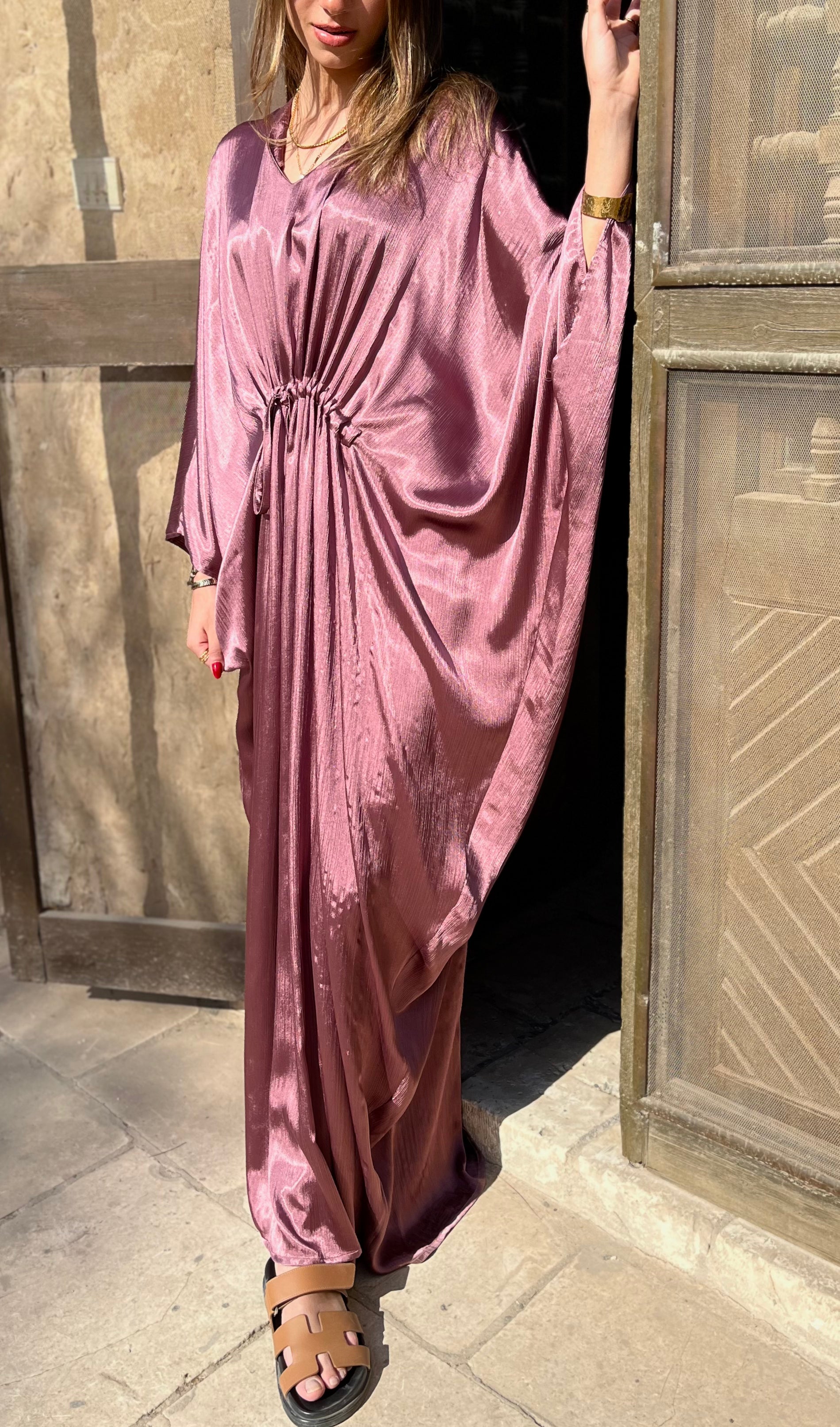 Blush Shimmery Nubian Kaftan