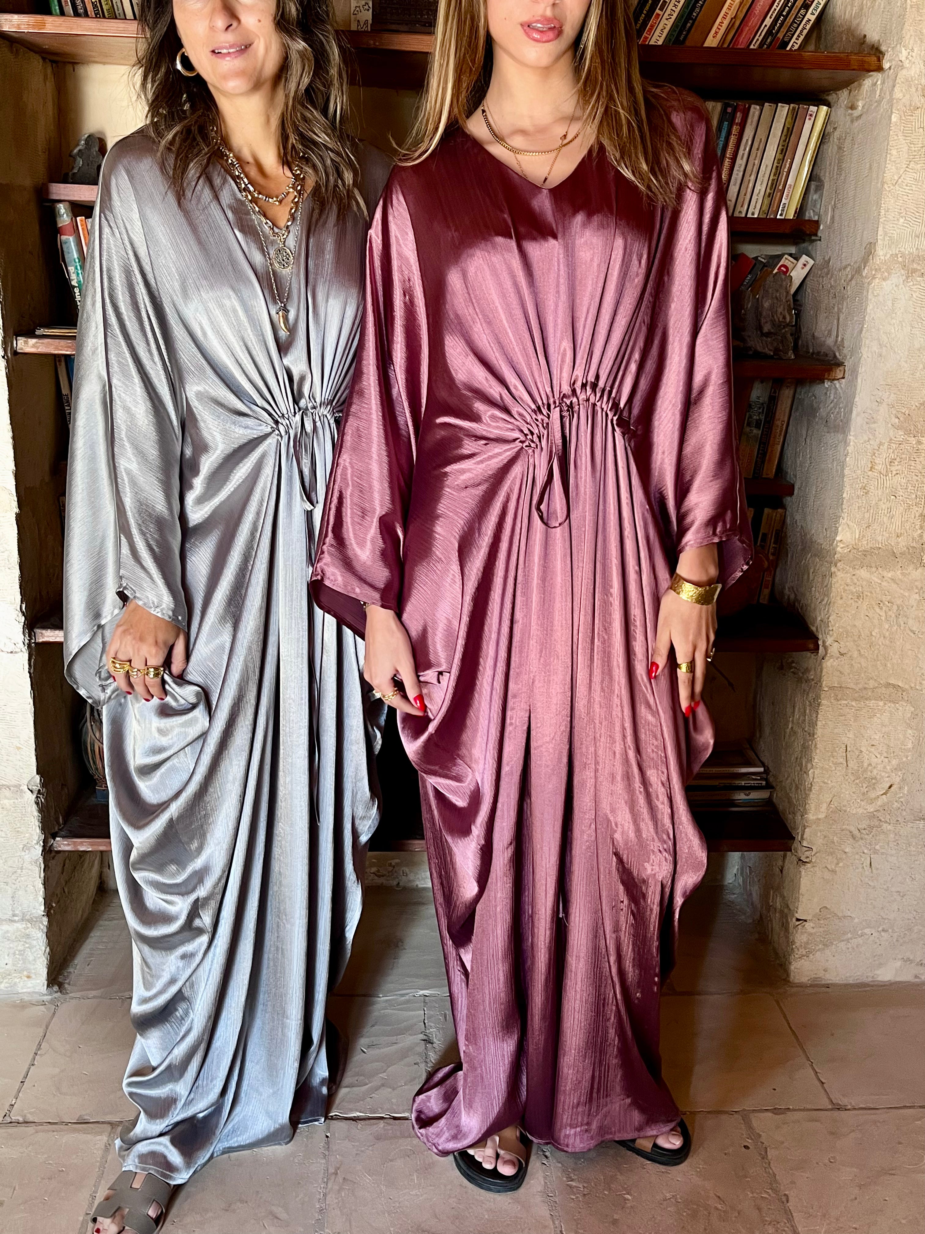 Blush Shimmery Nubian Kaftan