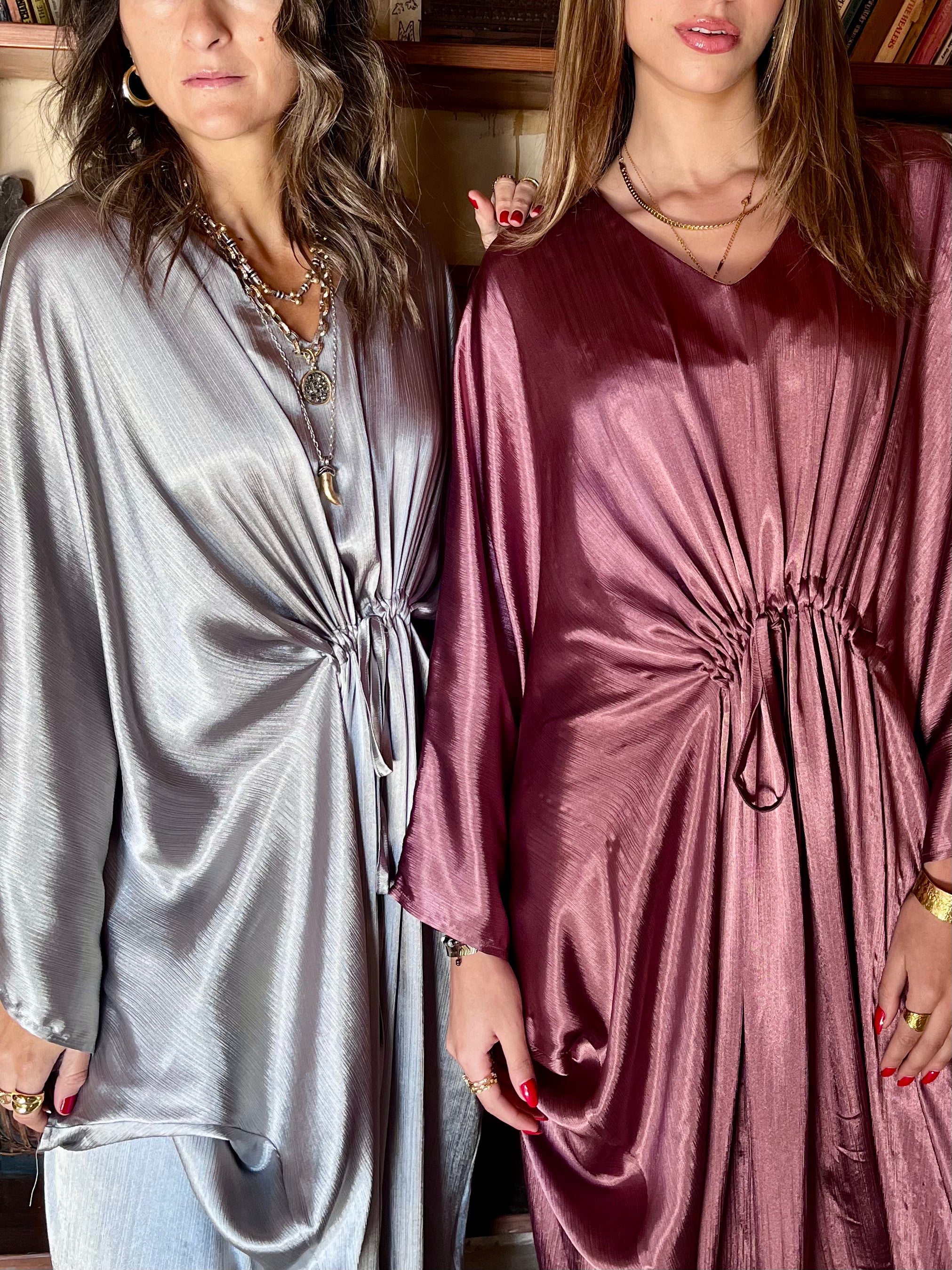 Blush Shimmery Nubian Kaftan