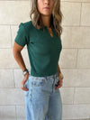 Teal Frillu Signature Knit Polo