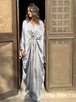Silver Shimmery Nubian Kaftan