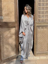 Silver Shimmery Nubian Kaftan