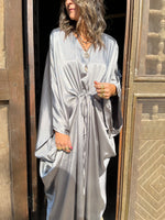 Silver Shimmery Nubian Kaftan