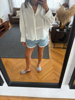 White Haze Linen Shirt