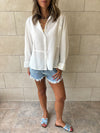 White Haze Linen Shirt