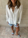 White Haze Linen Shirt