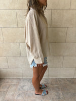 Beige Haze Linen Shirt