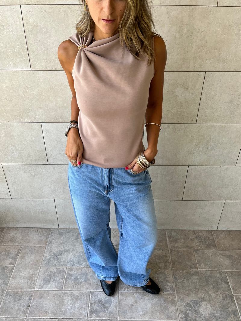 Cafe Ring Scuba Top