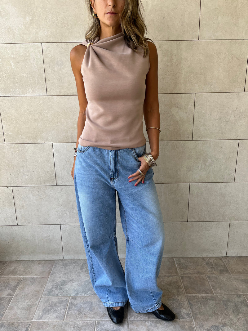 Cafe Ring Scuba Top