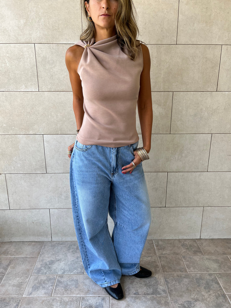 Cafe Ring Scuba Top