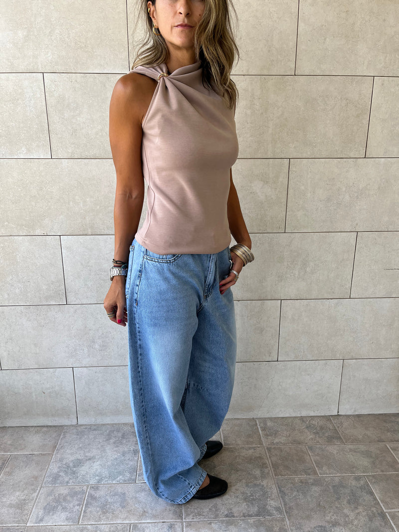 Cafe Ring Scuba Top