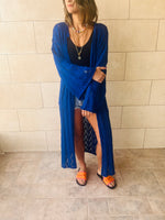 Blue Wishbone Kimono