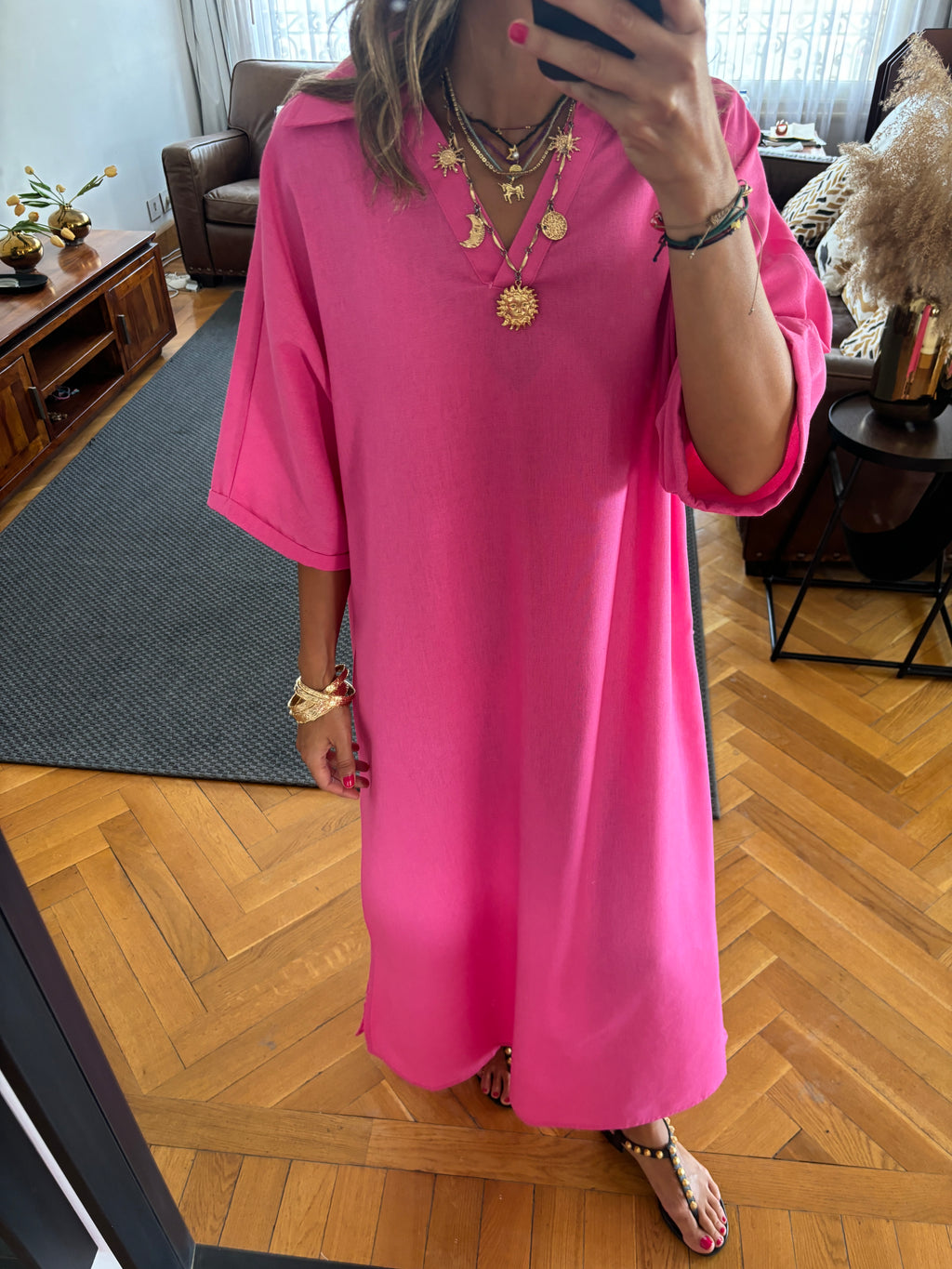 Fuchsia Always To Go Easy Dress