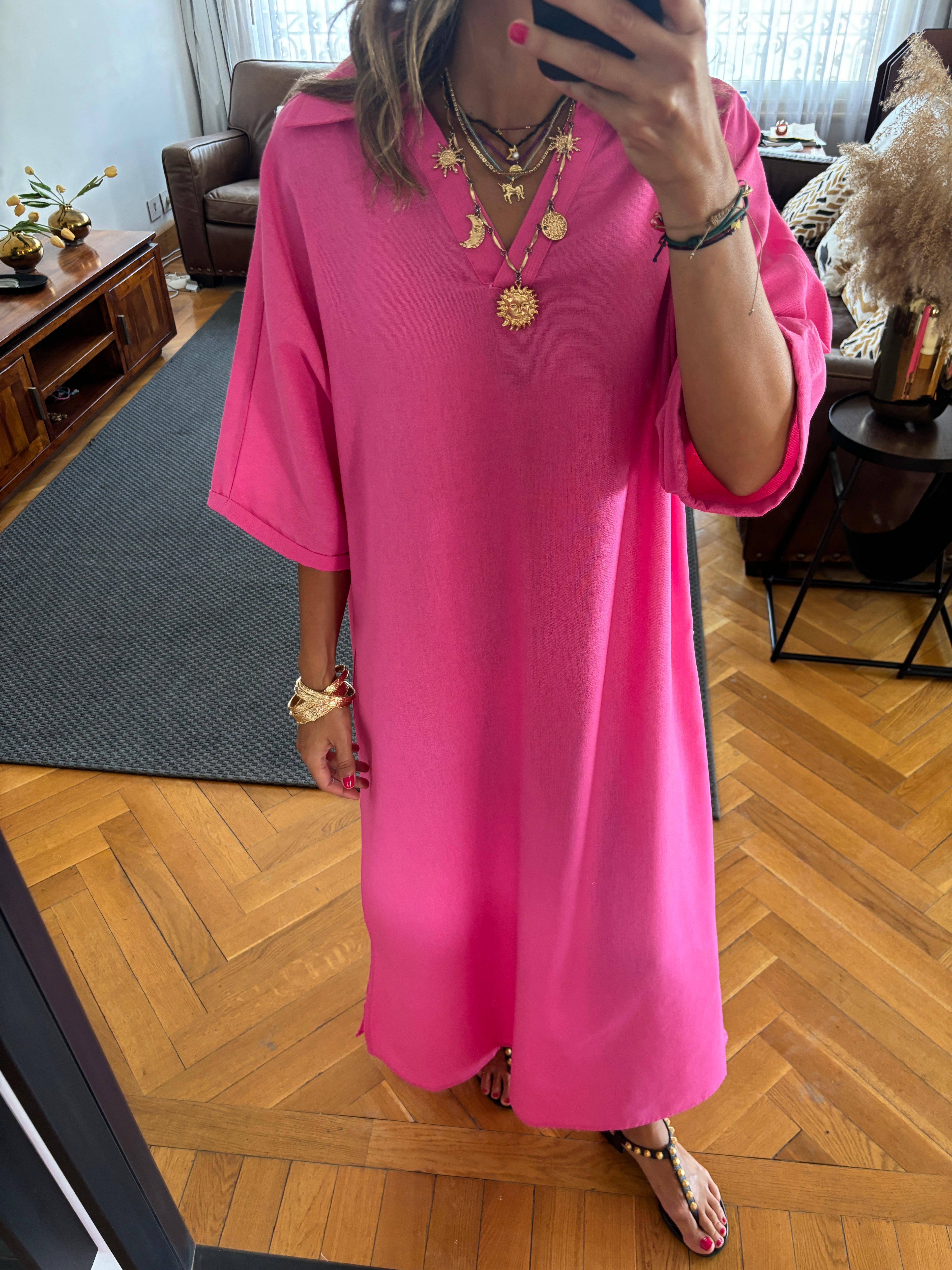 Fuchsia Always To Go Easy Dress
