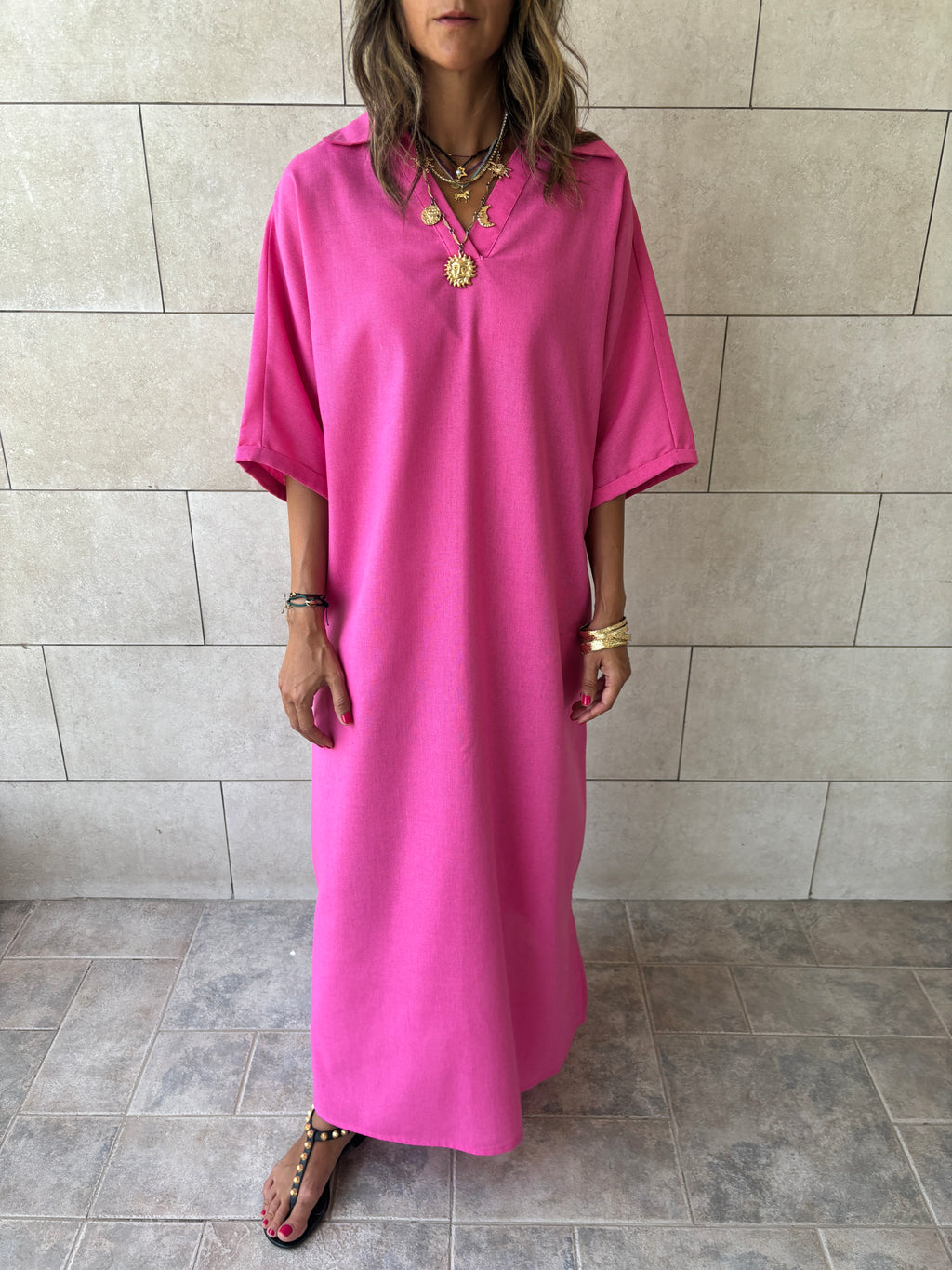 Fuchsia Always To Go Easy Dress