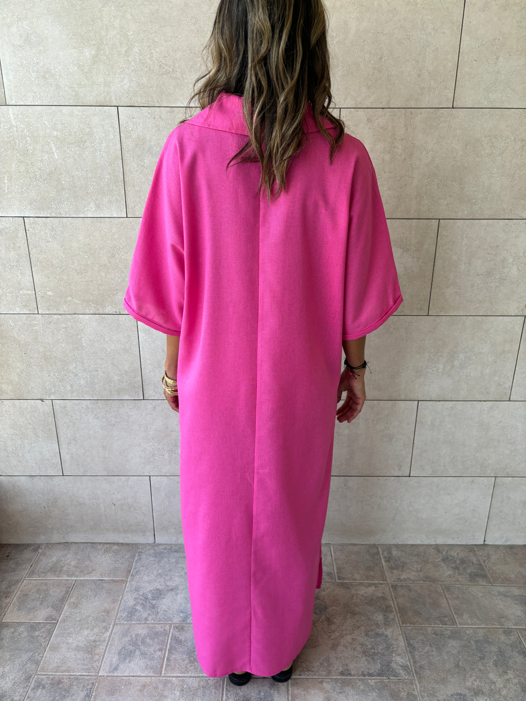 Fuchsia Always To Go Easy Dress