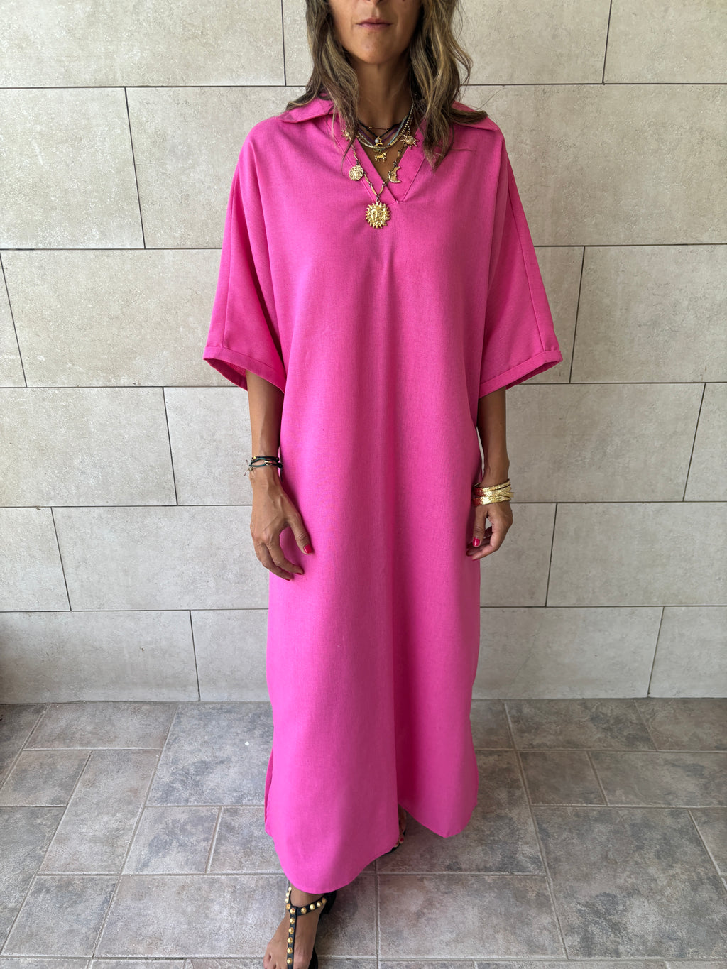 Fuchsia Always To Go Easy Dress