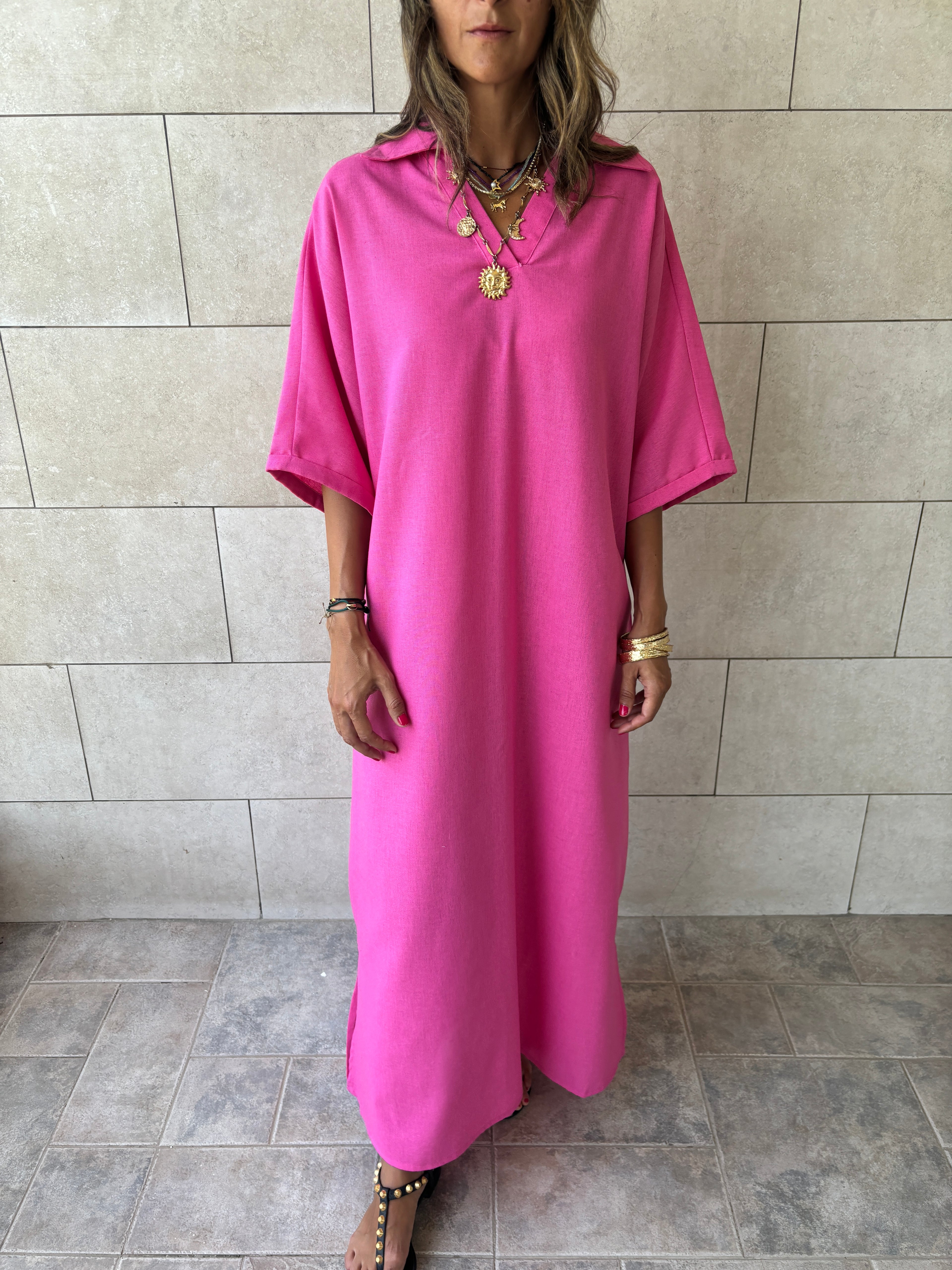 Fuchsia Always To Go Easy Dress