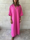 Fuchsia Always To Go Easy Dress