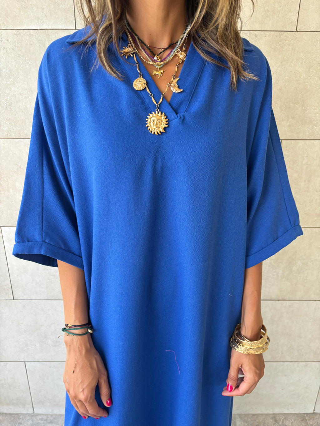 Blue Always To Go Easy Dress