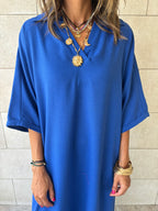 Blue Always To Go Easy Dress