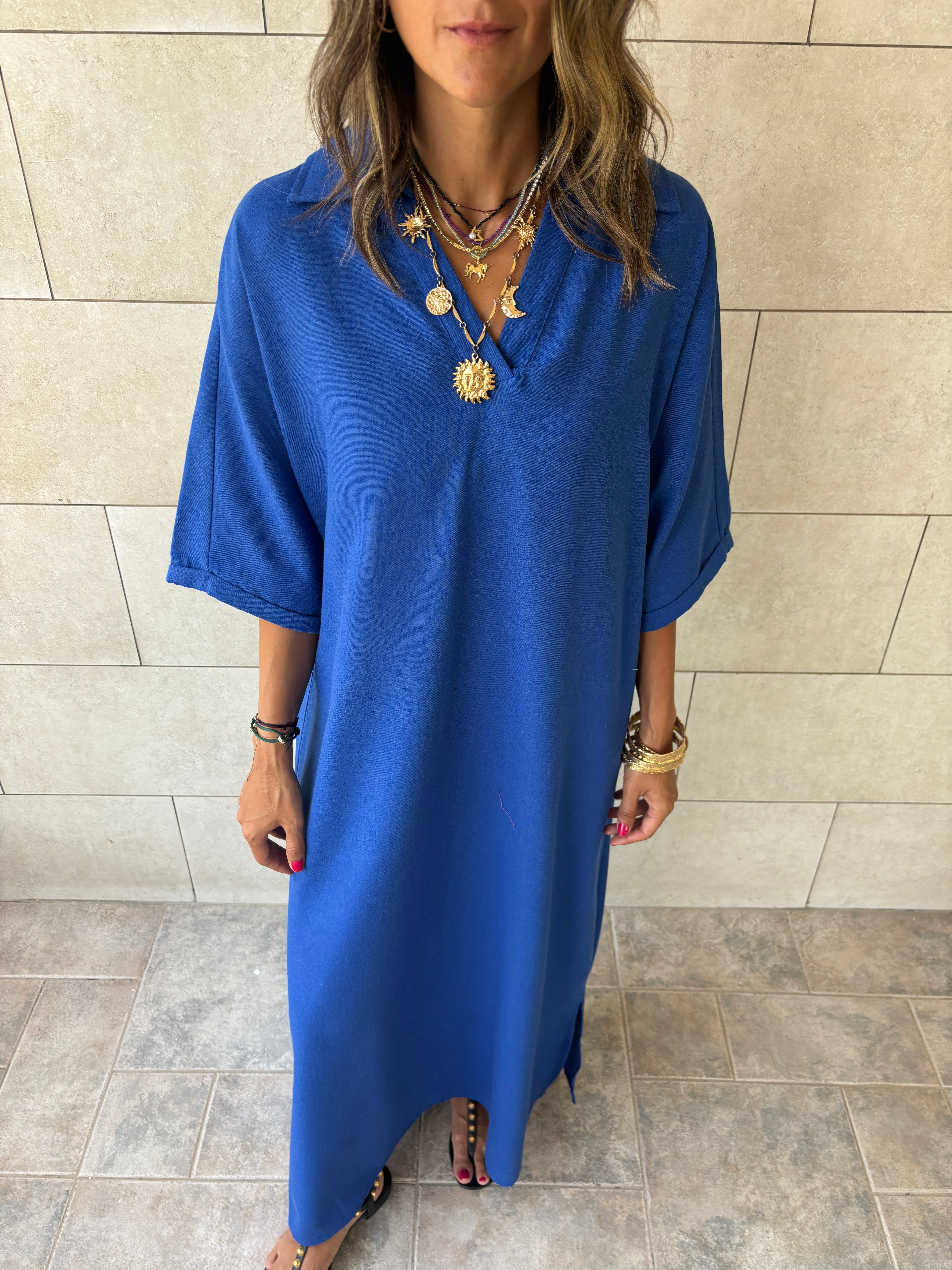 Blue Always To Go Easy Dress