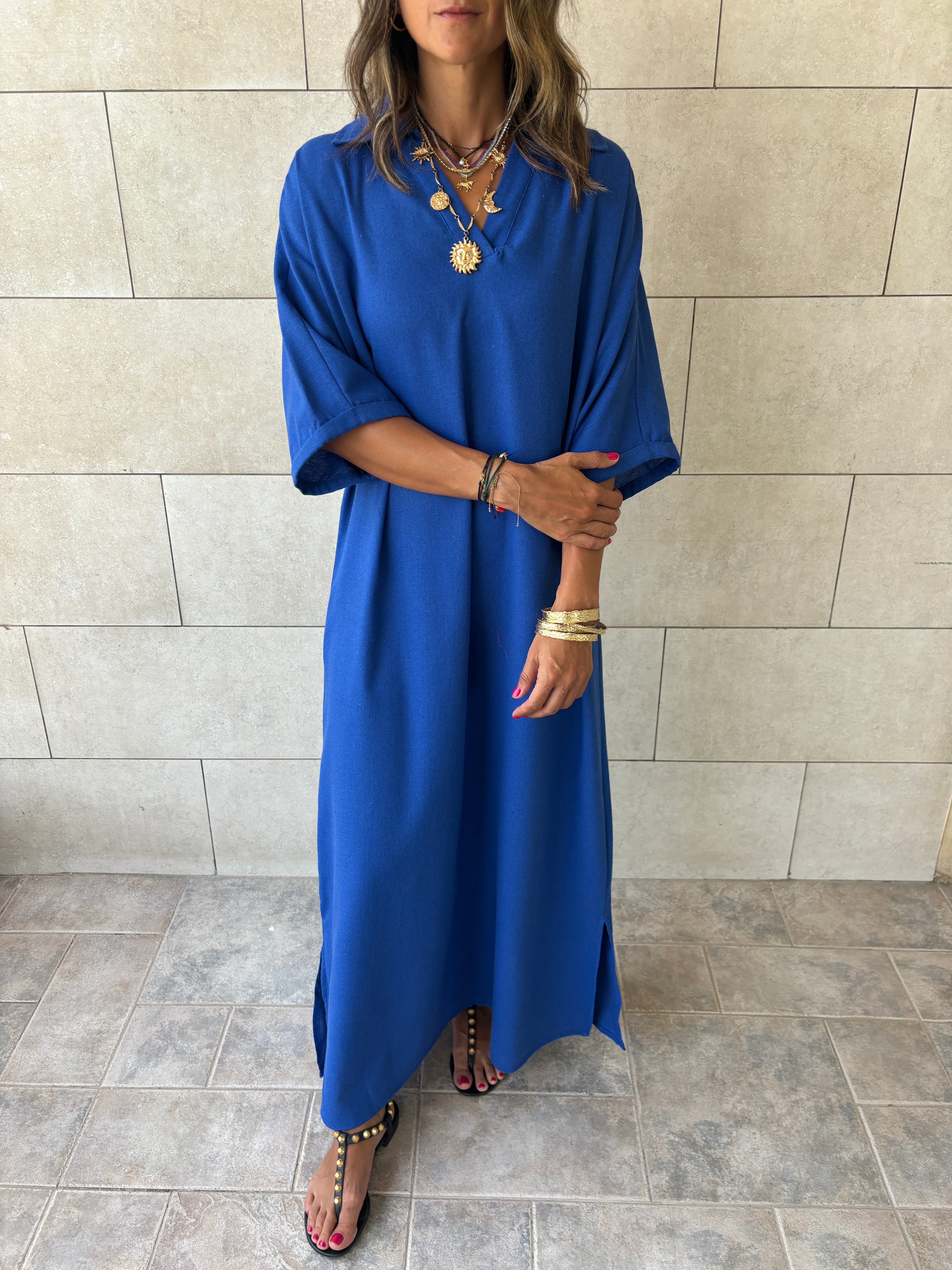 Blue Always To Go Easy Dress