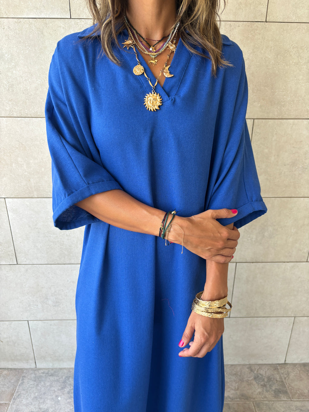 Blue Always To Go Easy Dress