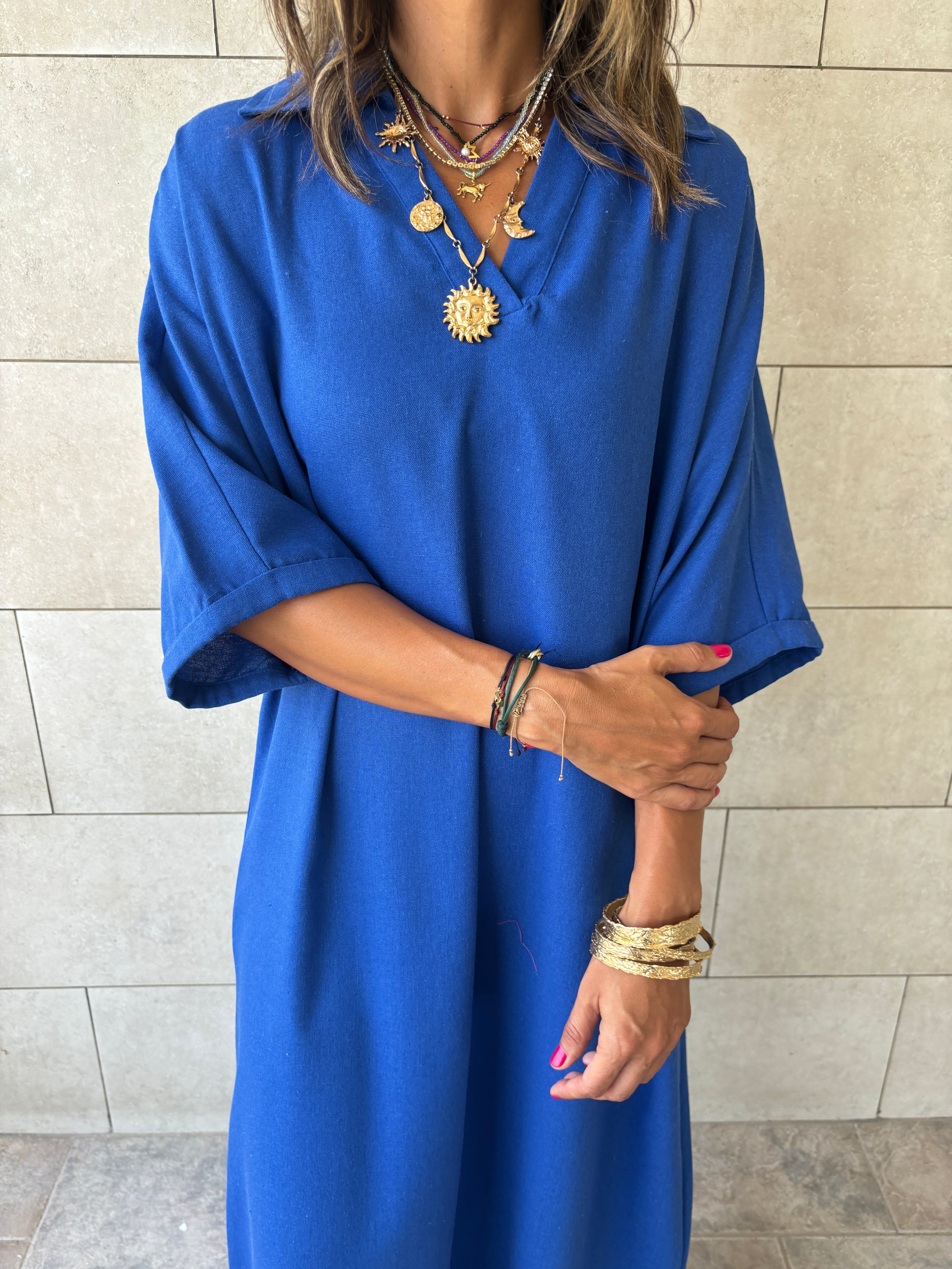 Blue Always To Go Easy Dress